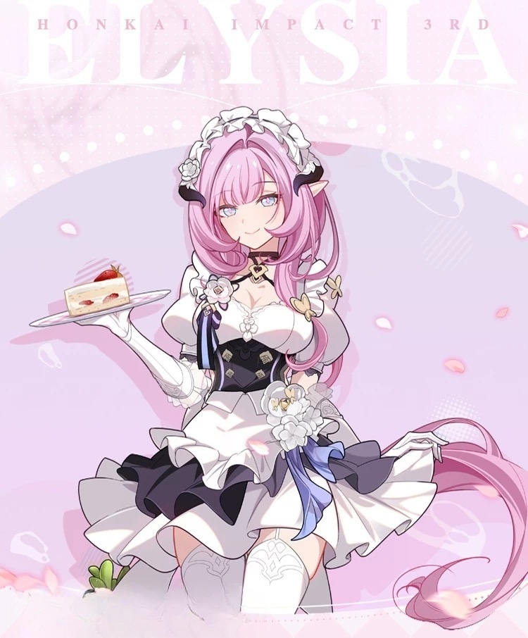 Game Cosplay,Honkai Impact 3rd,Honkai Impact 3 Alicia Maid Cosplay Costume